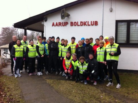 Socialt samvær I Aarup løbeklub